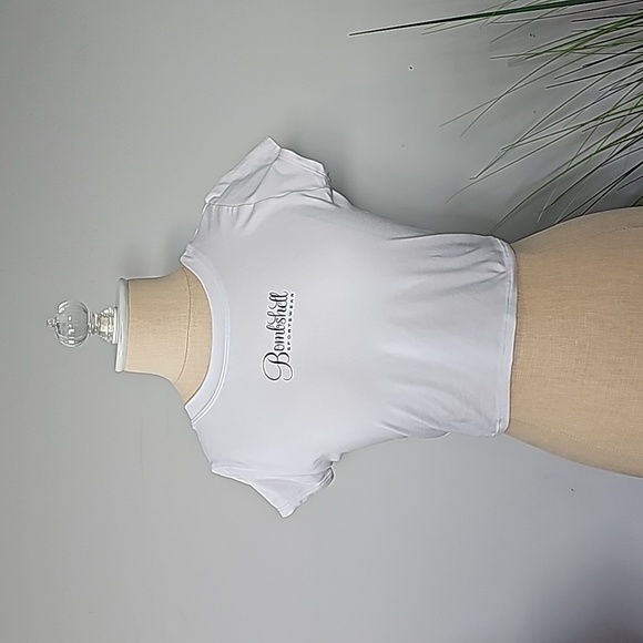 Bombshell Sportswear Tops - Bombshell Sportswear Cropped Baby Tee